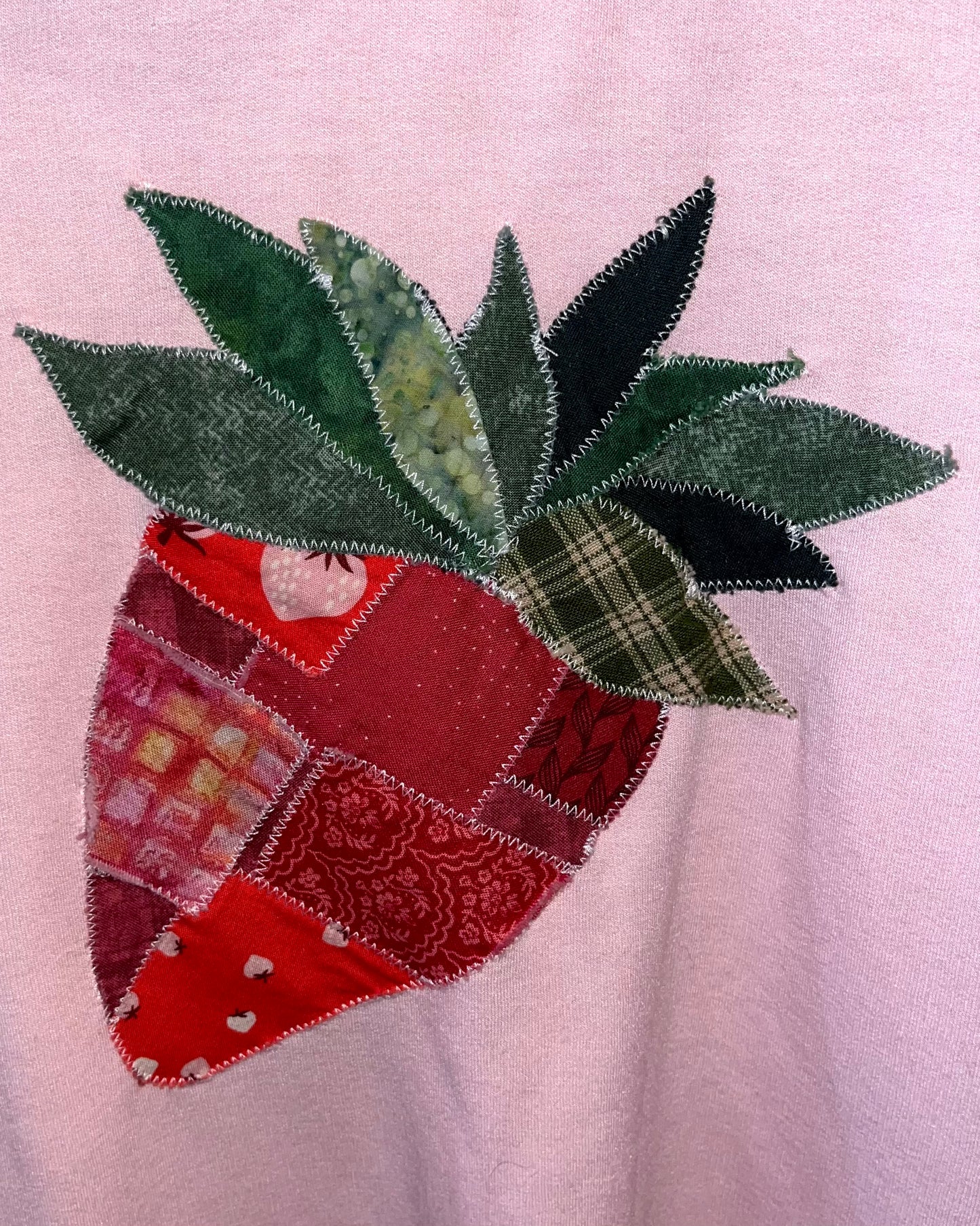 Pink Strawberry Long Sleeve/Turtle Neck