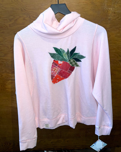 Pink Strawberry Long Sleeve/Turtle Neck