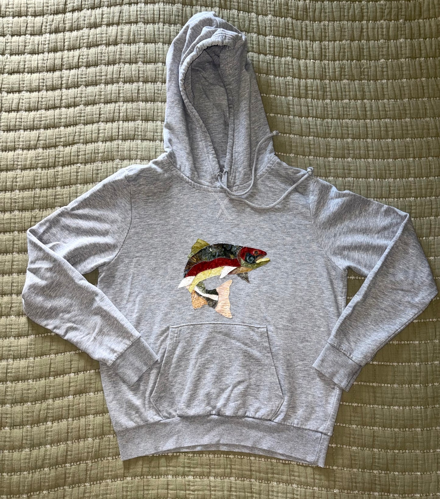 Light Gray Fish Hoodie