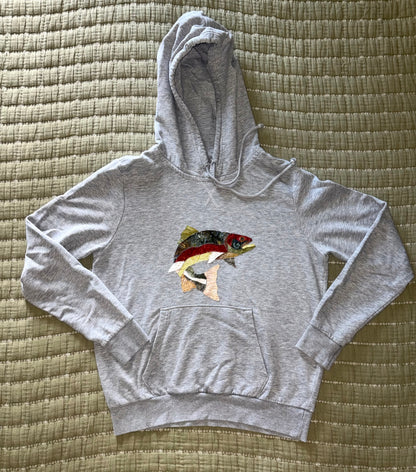 Light Gray Fish Hoodie